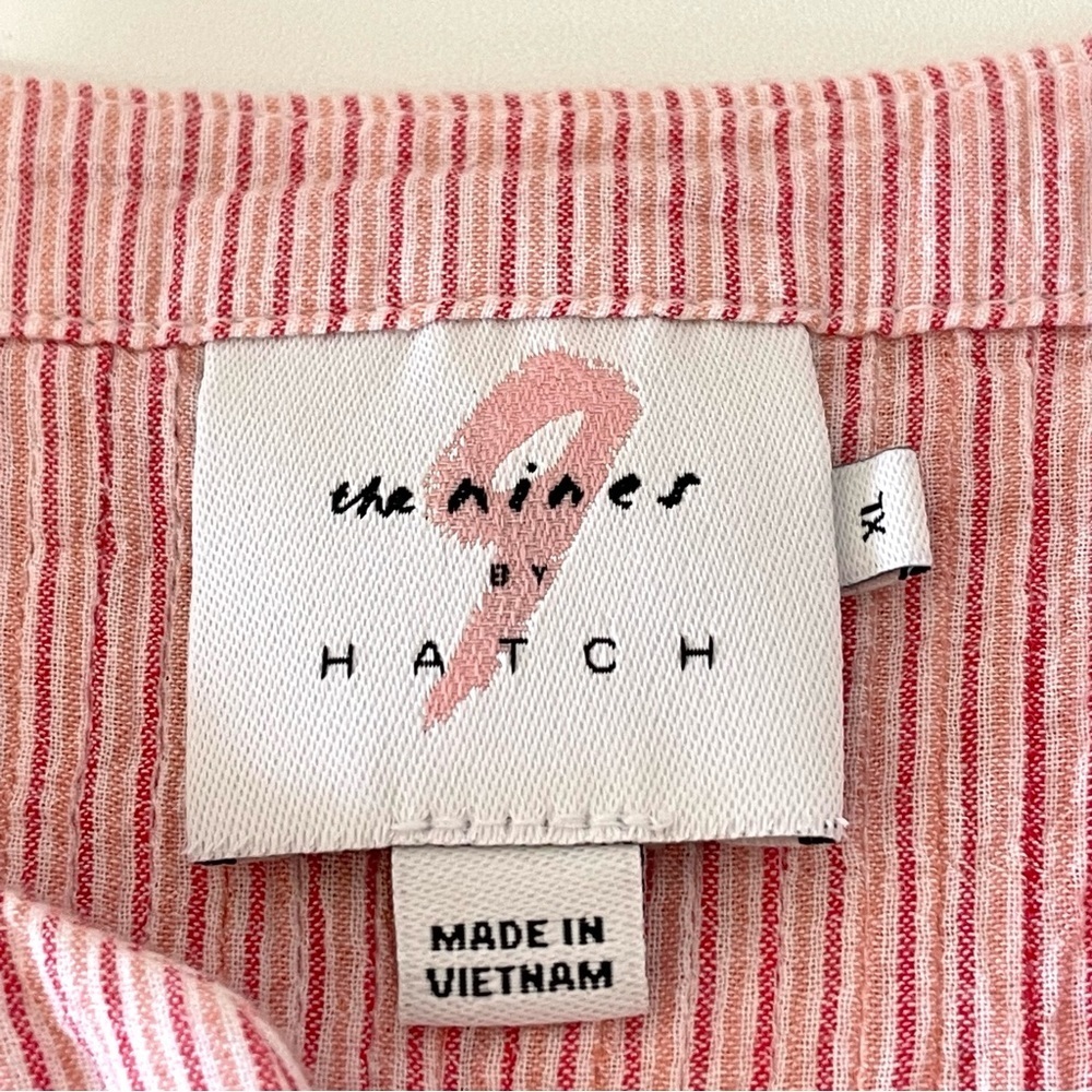 The Nines by HATCH Light Pink Button-Down Blouse - Picture 12 of 13